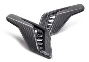 Ford F-150 Raptor Fender Vent Set - Right And Left - Ford Racing - Carbon Fiber 3K 2X2 Twill - Gloss - `21-`24 Ford F-150 Raptor Fender Vent Set - Right And Left - Ford Racing - Carbon Fiber 3K 2X2 Twill - Gloss - `21-`24